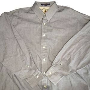 Vintage Tommy Hilfiger RARE Men's Button Down Long Sleeve Shirt 16 1/2 34-35